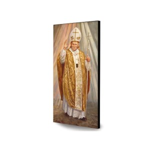 Ikona Drewniana - św. Jan Paweł II, Papieża Polaka.