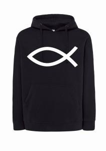Bluza z Nadrukiem ICHTHYS - Chrześcijańskie Bluzy z Kapturem 
